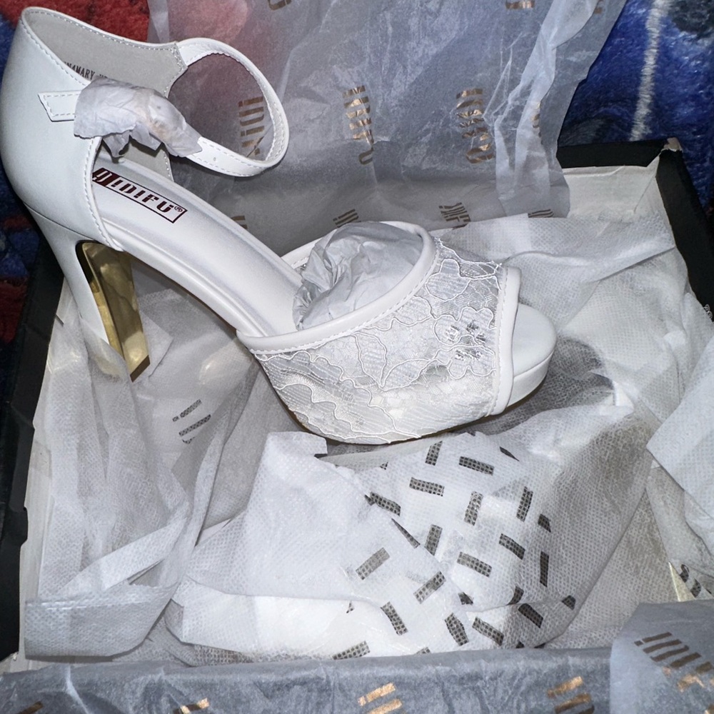 White heels